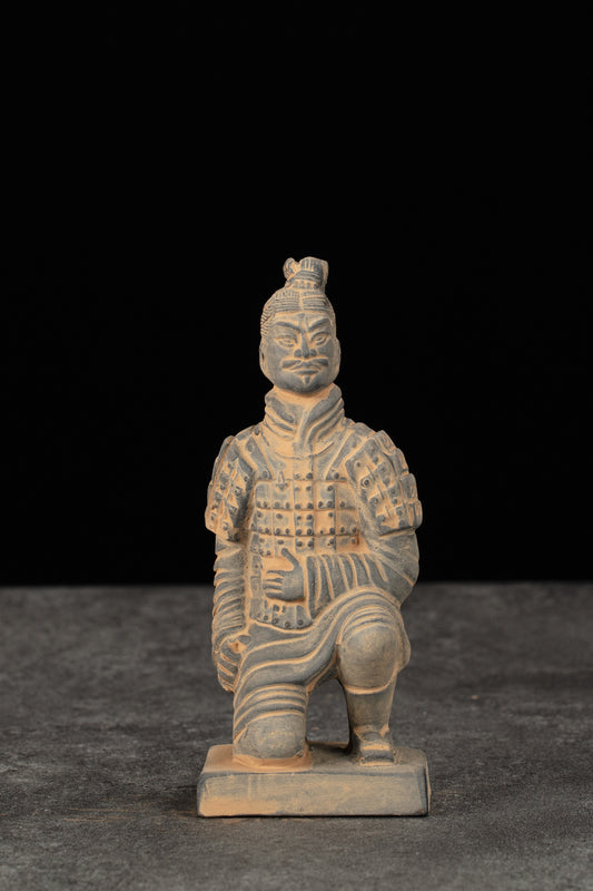 15CM Kneeling Archer - CLAYARMY-15CM Kneeling Archer Replica - Compact Marvel in Terracotta Soldiers Collection