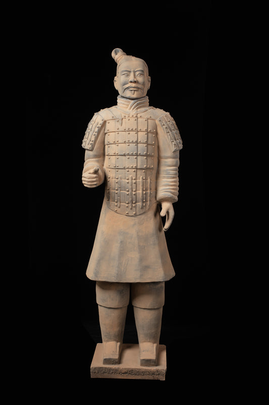 1.8M Soldier - CLAYARMY-1.8M Terracotta Soldier Front View