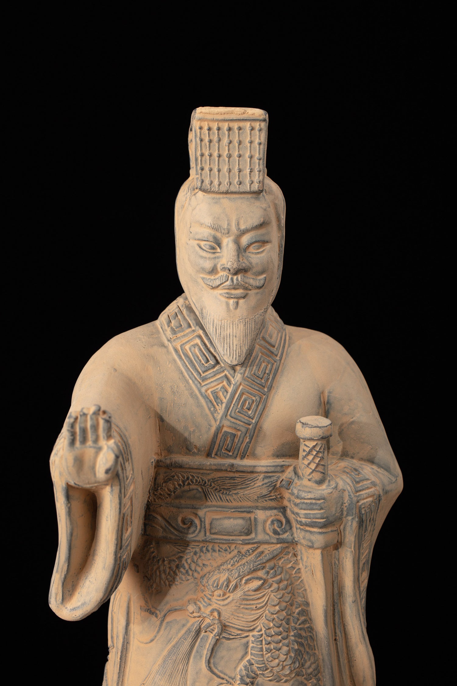Clayarmy-terracotta army-Emperor Qin's Terracotta Army, commissioned as an afterlife army, symbolizes military might and cultural zenith. Learn about Qin Shi Huang's achievements, including unifying China, constructing the Great Wall, and standardizing units and currencies.